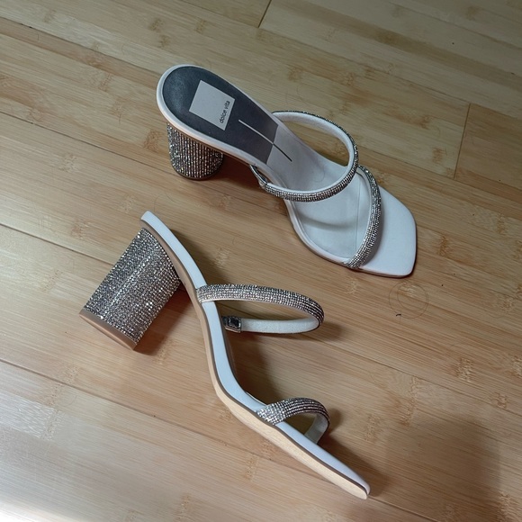 Dolce Vita Noles Rhinestone Heels - Size 9 - Picture 6 of 8